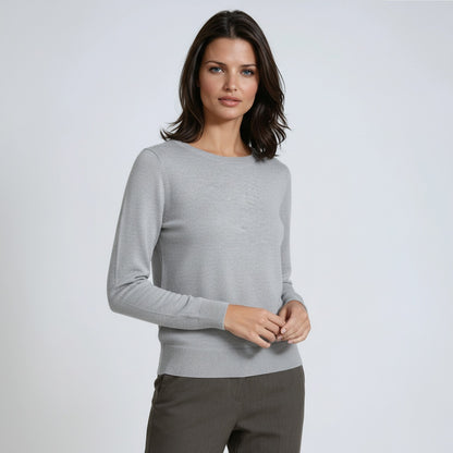 Trui Dames | Lange Mouw & Ronde Hals