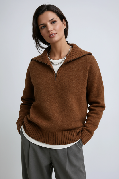 Trui Dames | Half Zip & Gebreid