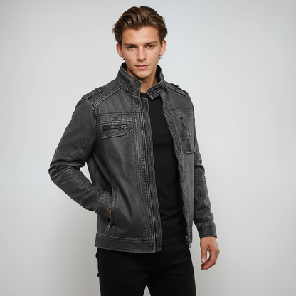 Spijkerjas Heren | Kort Model & Ritssluiting