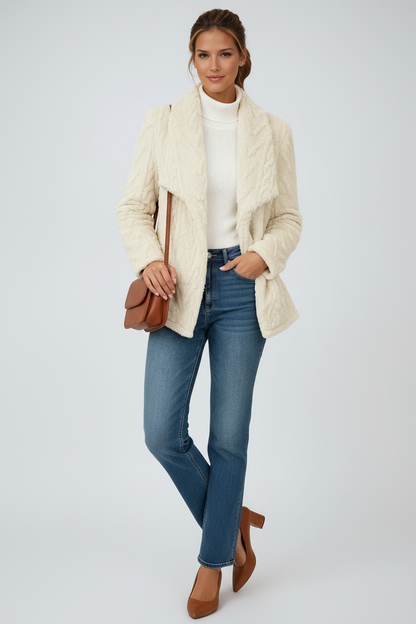 Teddy Jas Dames | Faux Fur & Open Voorzijde
