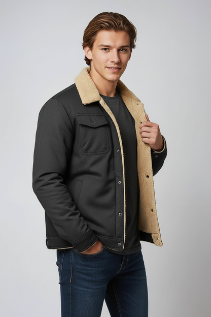 Heren Winterjas | Gevoerd met Sherpa Voering