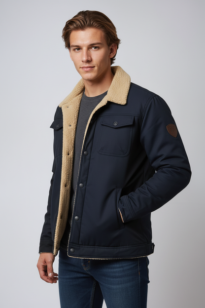 Heren Winterjas | Gevoerd met Sherpa Voering