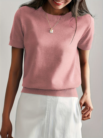 Zomers gebreide maxi-jurk met opengewerkte details