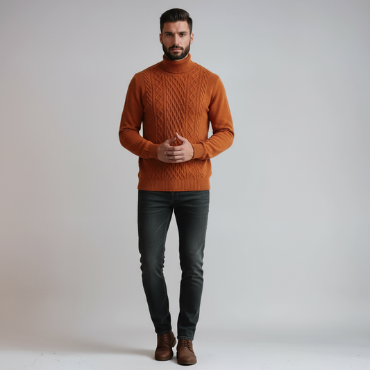Heren Coltrui | Gebreid met Kabelpatroon