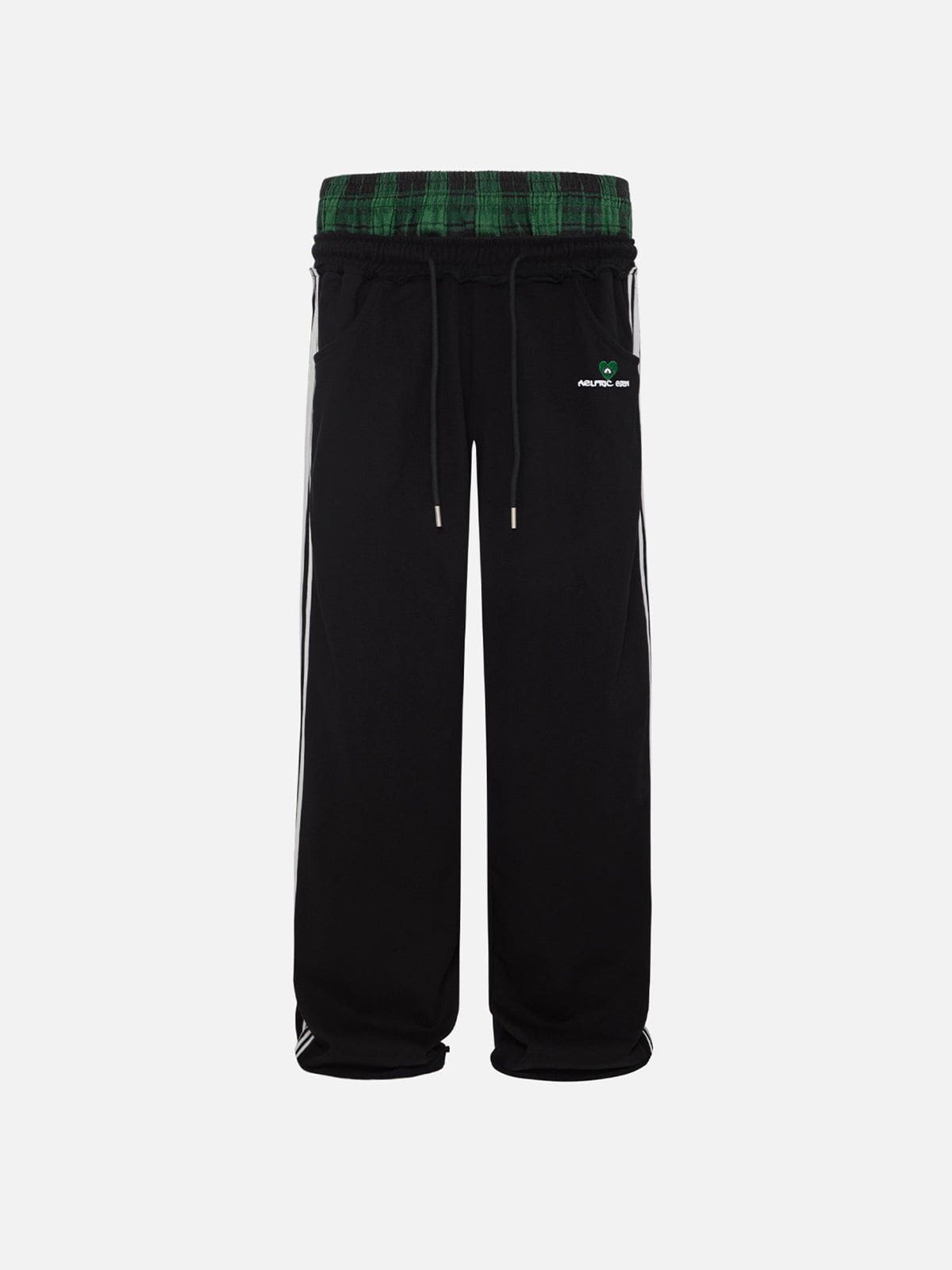 Jazzlyn - Stijlvolle Grijze Joggingbroek met Dubbele Tailleband