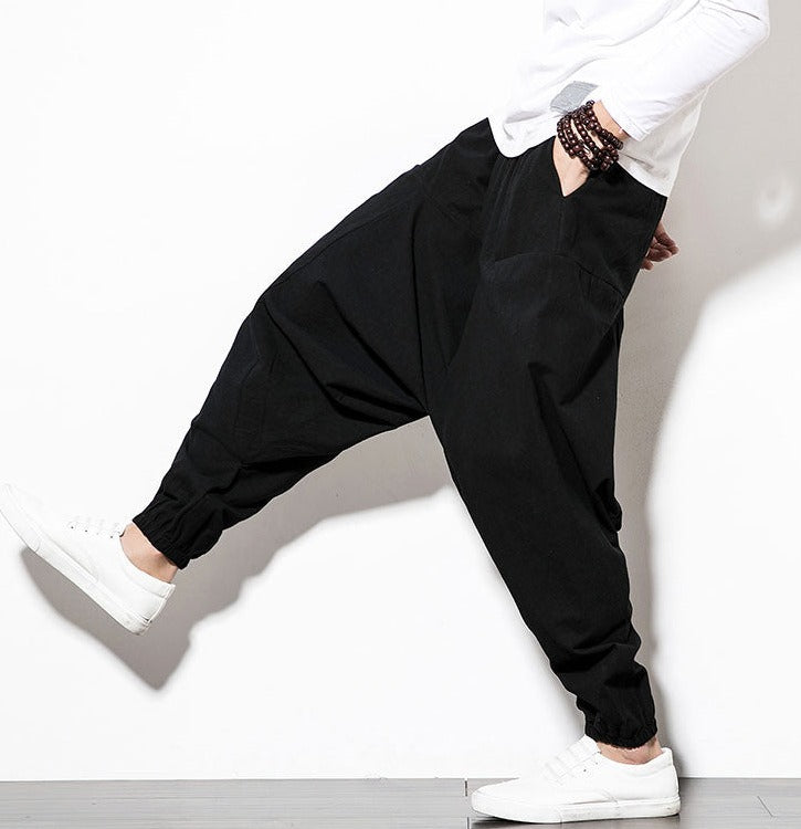 Heren Harem Joggingbroek – Losse Pasvorm, Comfortabel & Trendy