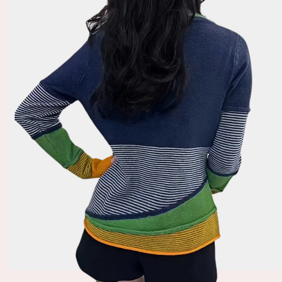 Zyvelyn - Comfortabele Gestreepte Trui voor Dames