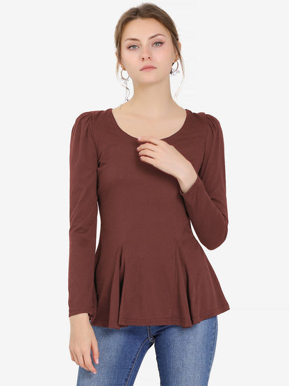 Mila Shirt Dames | Lange Mouwen & Ronde Hals