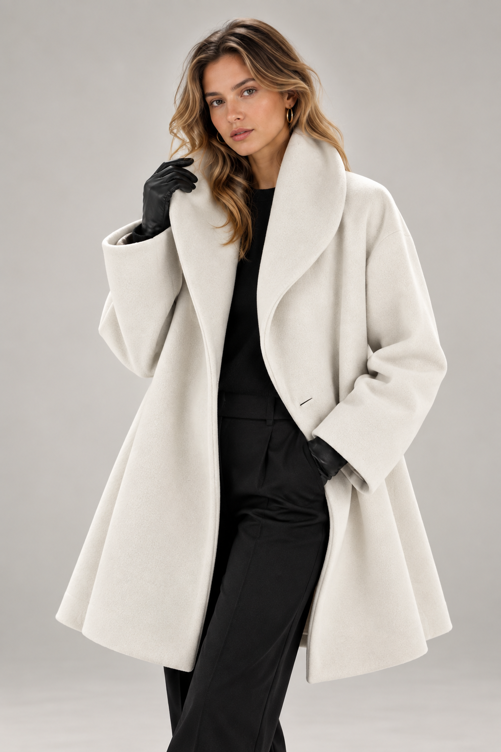 Trenchcoat Dames | Sjaalkraag & Knoopsluiting