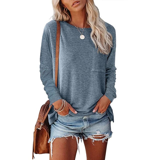 Shirt Dames | Lange Mouw & Borstzak