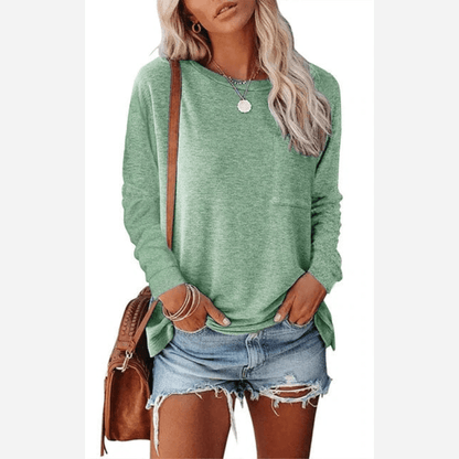 Shirt Dames | Lange Mouw & Borstzak