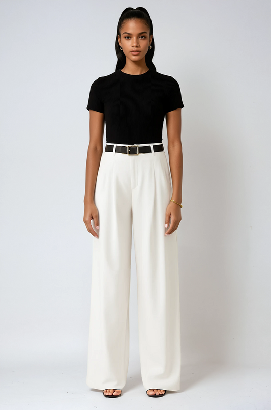 Noa Pantalon Dames | Wide Leg &  Hoge Taille