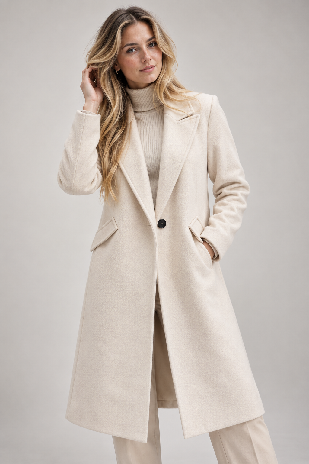Dames Oversized Trenchcoat Jas | Brede Revers & Omgeslagen Manchetten