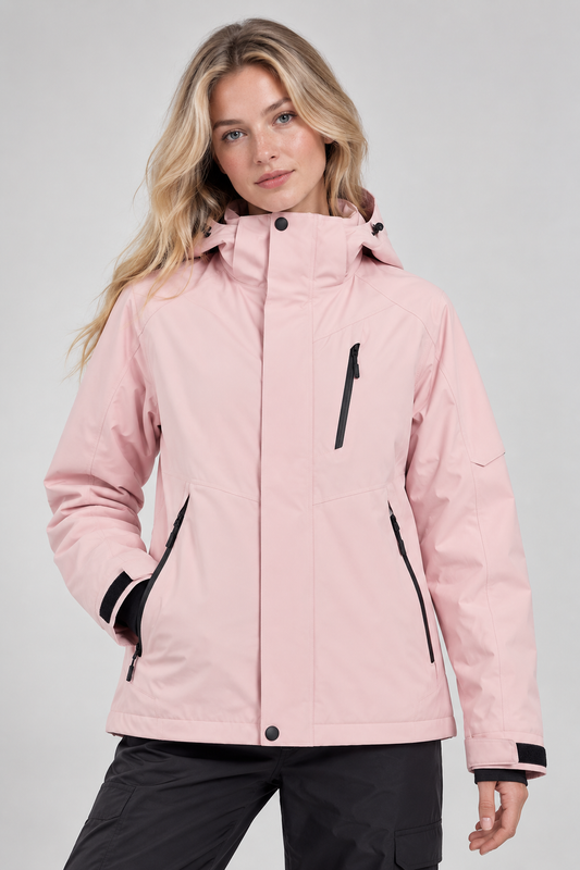 Dames Winterjas met Capuchon | Ritszakken & Verstelbare Manchetten