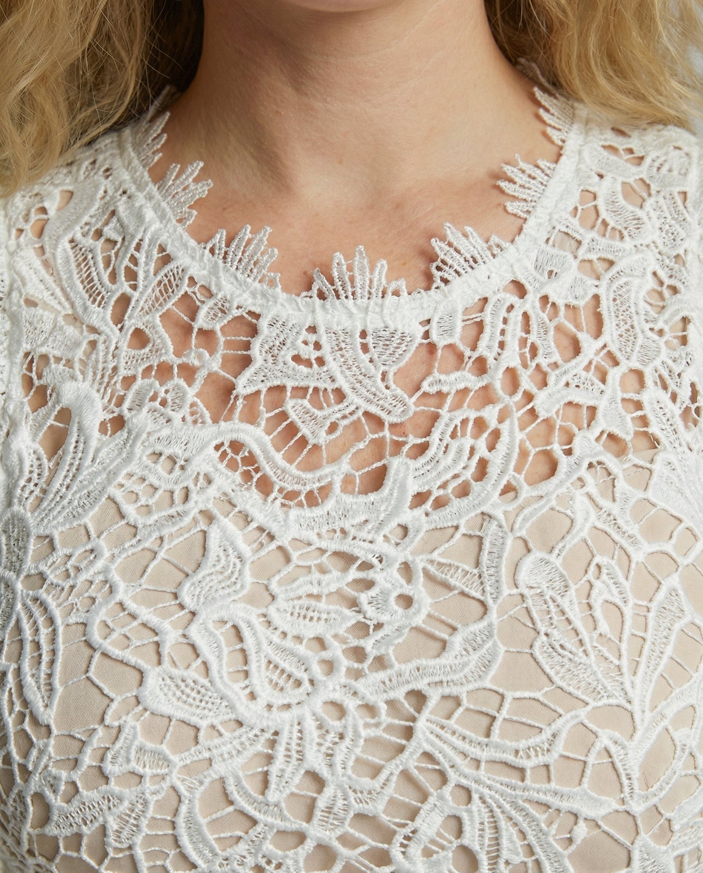 Kleid Hochzeitsgast Damen Maxi | Spitzenoberteil & Voluminöser Rock