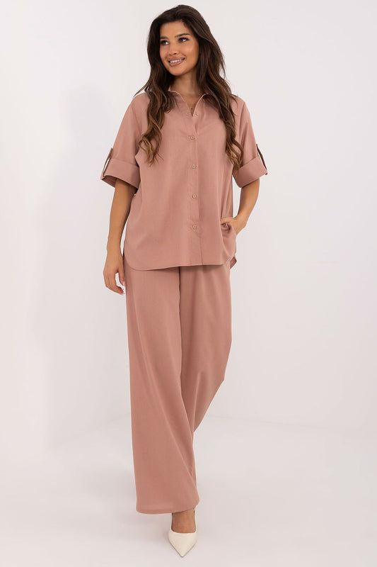 Linnen Comfort Tweedelige Set – Luchtig & Stijlvol