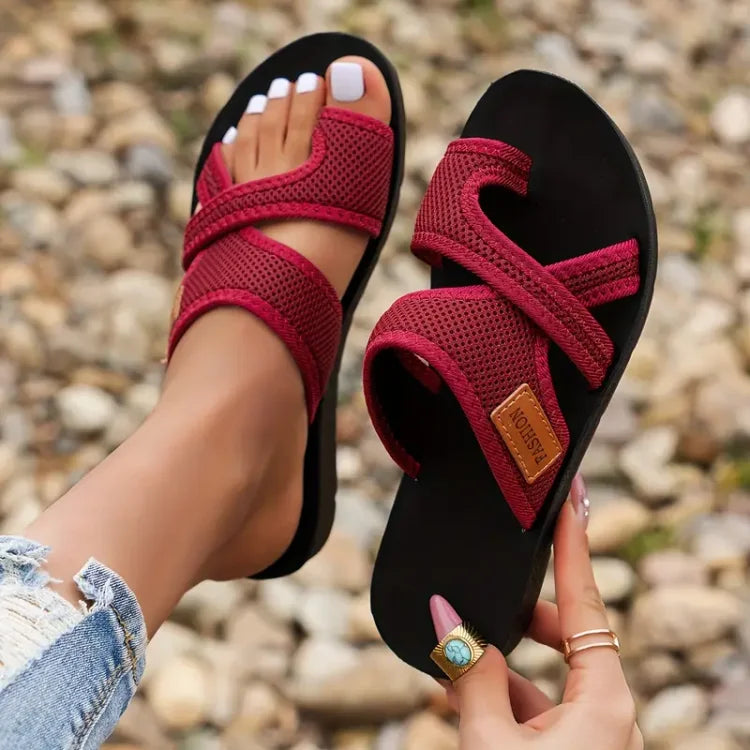 Sandalen Dames | Slippers met Mesh Kruisbanden