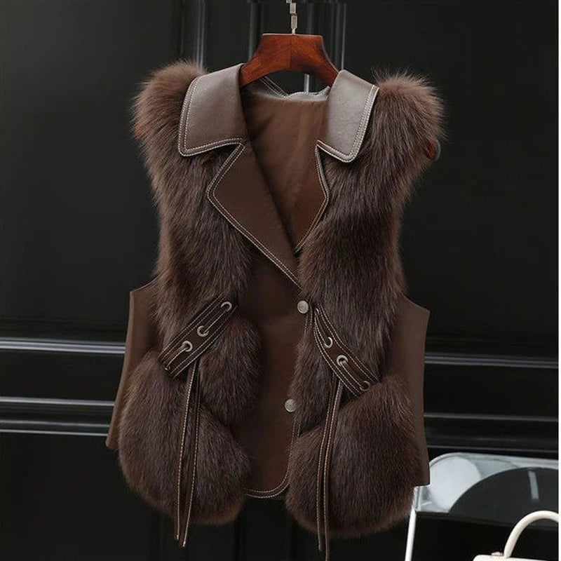 Empress | Dames bodywarmer met faux fur
