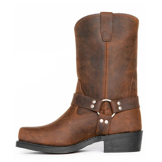 Cowboylaarzen Heren | Leer & Gespband