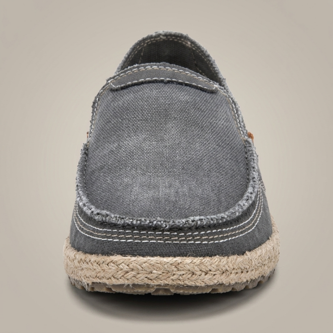 Heren Loafers met Slip-On Pasvorm en Espadrille Zool | Casual Instappers