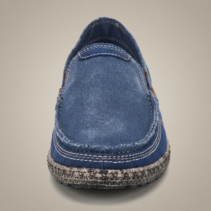 Heren Loafers met Slip-On Pasvorm en Espadrille Zool | Casual Instappers