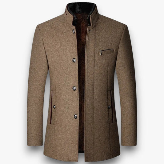 Cassian - Luxe Gevoerde Overjas voor Heren