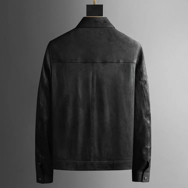 Elianzo - Luxe Suède Jack met Knoopsluiting