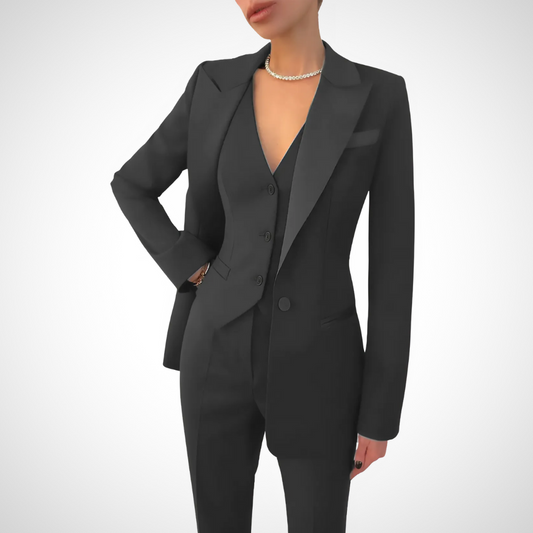 Dames Pak Drie-Delig | Blazer, Gilet en Pantalon