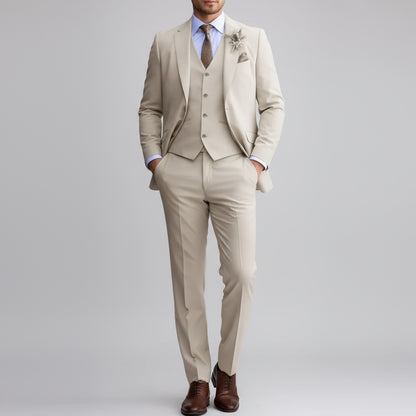 Cedrico - Luxe 3-delig Slim Fit Pak voor Heren