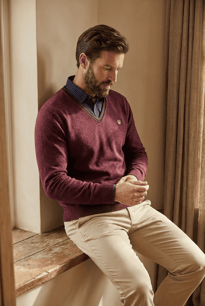 Trui Heren | Gebreid & Overhemdkraag