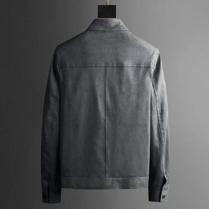 Elianzo - Luxe Suède Jack met Knoopsluiting