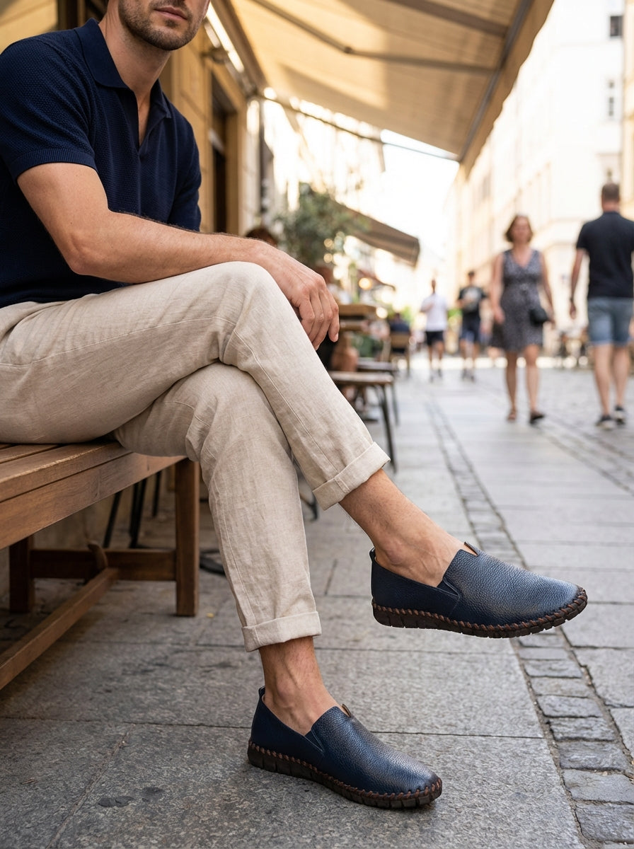Instappers Heren | Loafers met Slip-On Design