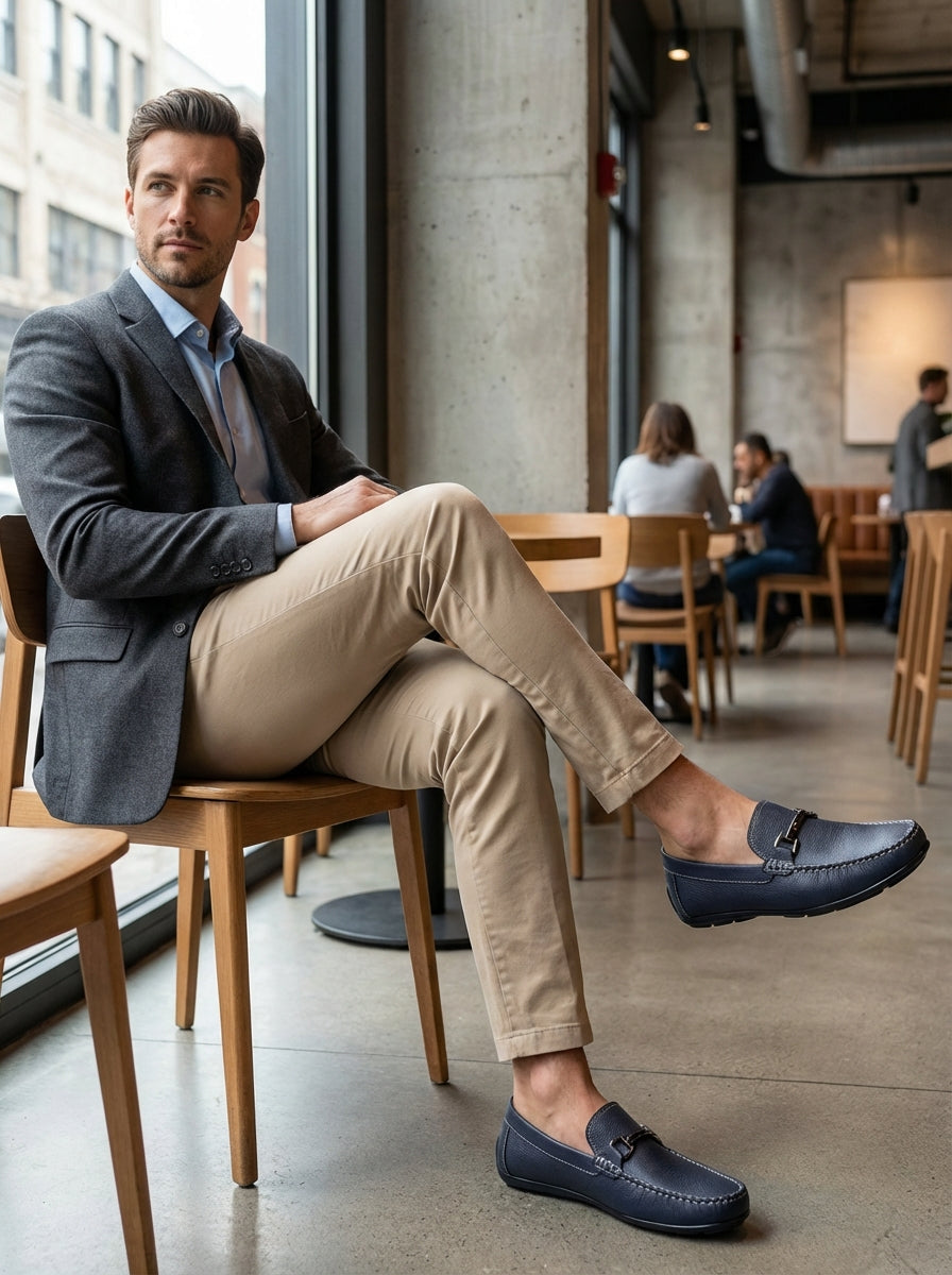 Loafers Heren | Nette Instappers met Detail