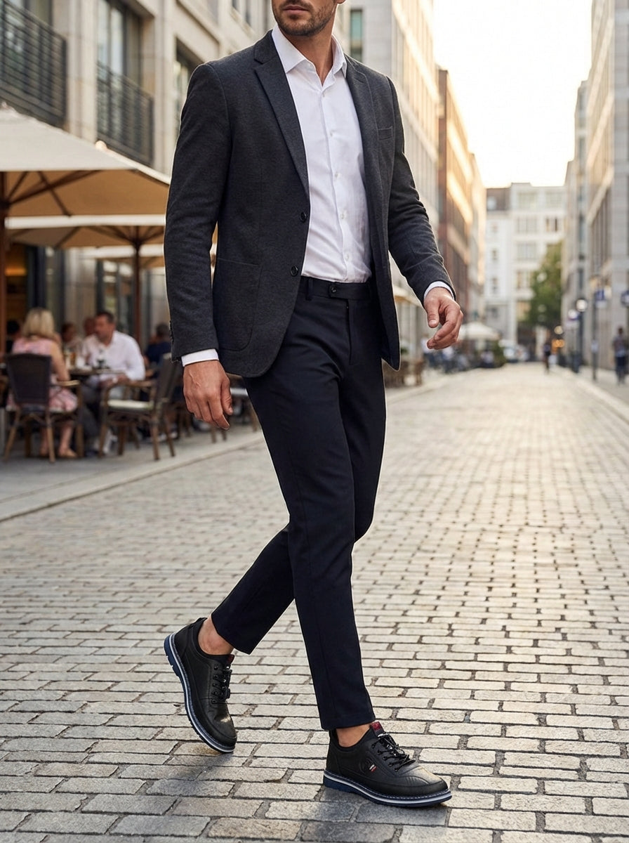 Nette schoenen heren | Lage veterschoenen