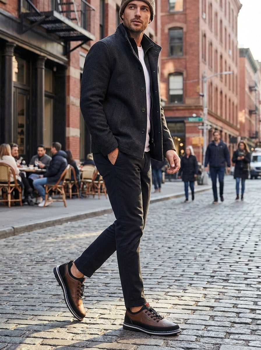 Nette schoenen heren | Lage veterschoenen