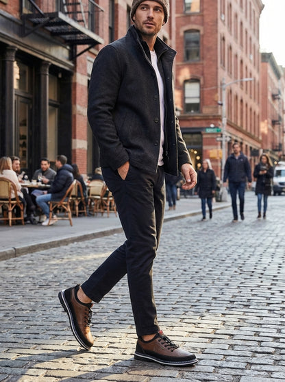 Nette schoenen heren | Lage veterschoenen