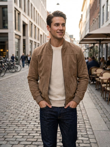 Bomberjack Heren | Rits en Opstaande Kraag