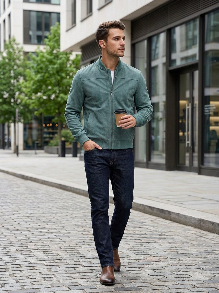 Bomberjack Heren | Rits en Opstaande Kraag