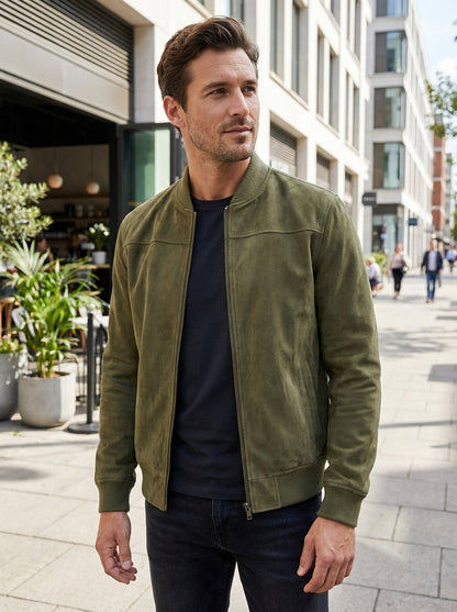 Bomberjack Heren | Rits en Opstaande Kraag