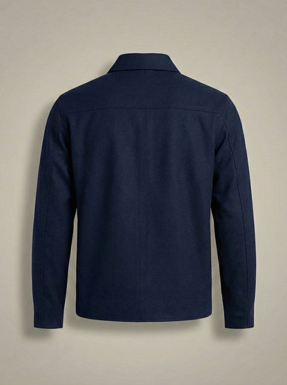 Zomerjas Heren met Kraag | Slanke Pasvorm en Ritssluiting