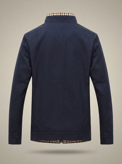 Tussenjas Heren | Nette Look met Opstaande Kraag en Rits