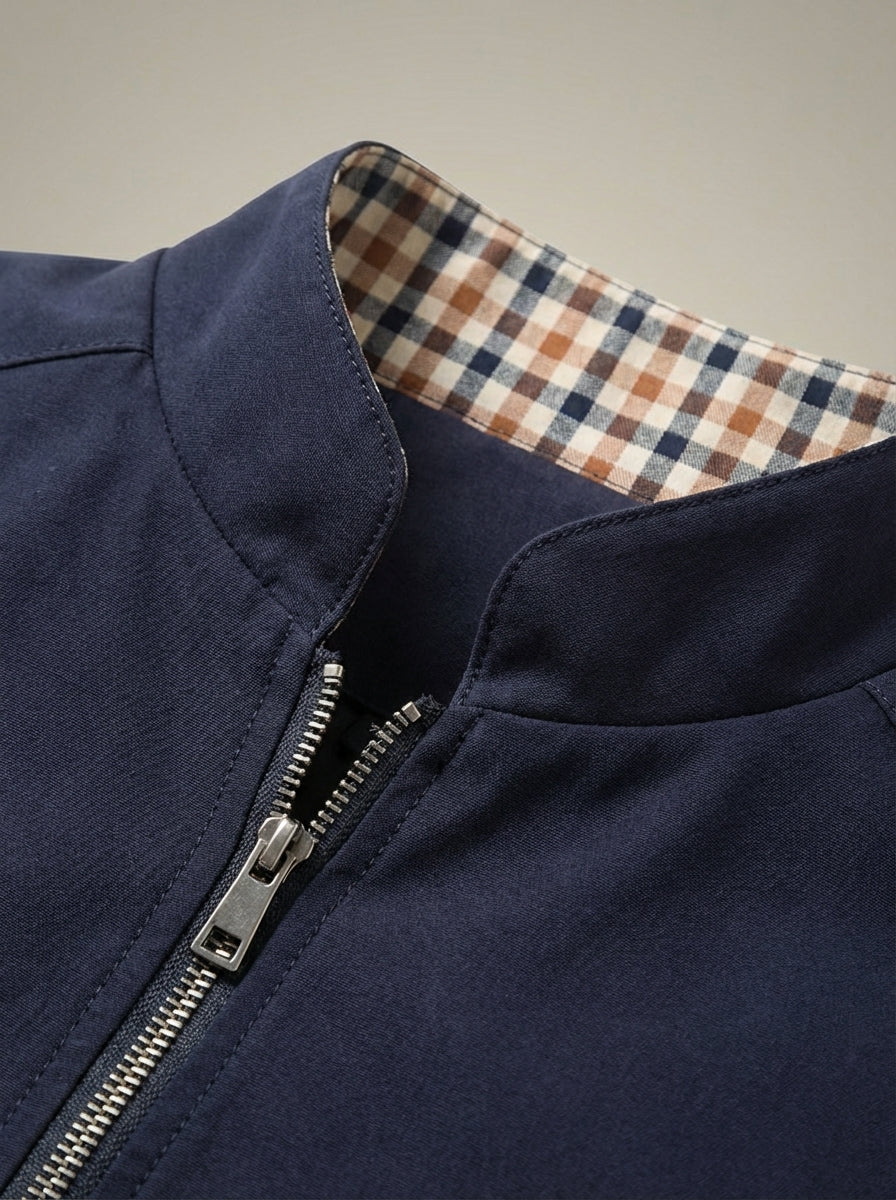 Tussenjas Heren | Nette Look met Opstaande Kraag en Rits