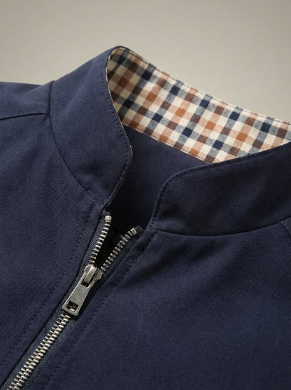 Tussenjas Heren | Nette Look met Opstaande Kraag en Rits