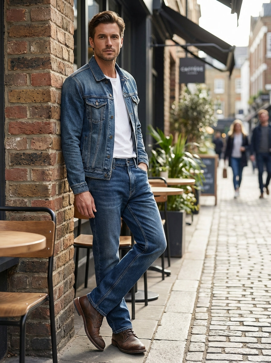 Straight Fit Spijkerbroek Heren | Klassieke Jeans
