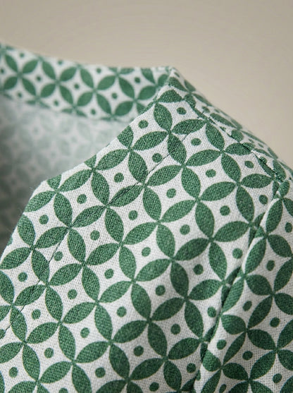 Jurk Dames Met Print | Knielengte en V-hals