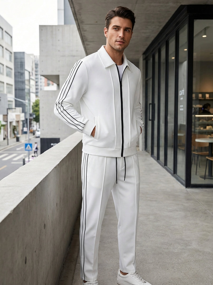 Loungewear Set Heren Met Rits