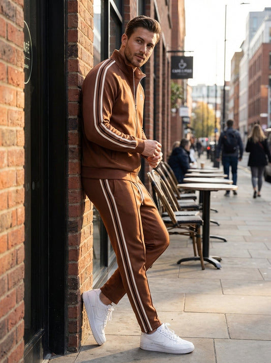 Trainingspak Heren Met Zijstreep | 2-delige Set