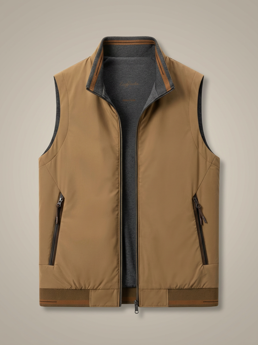 Heren Bodywarmer met Hoge Kraag