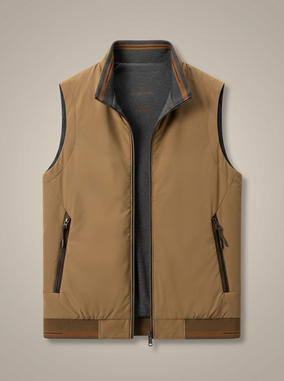 Heren Bodywarmer met Hoge Kraag