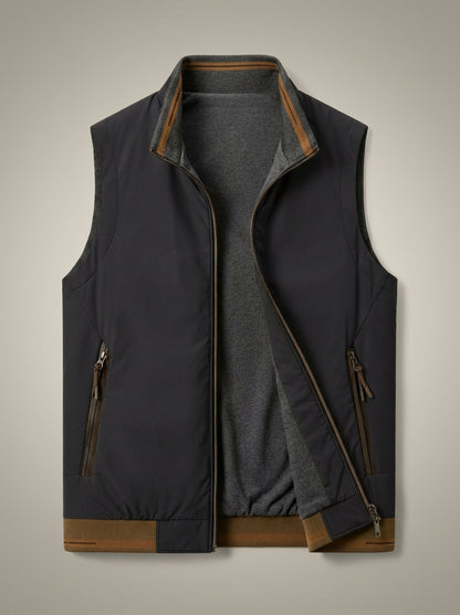 Heren Bodywarmer met Hoge Kraag